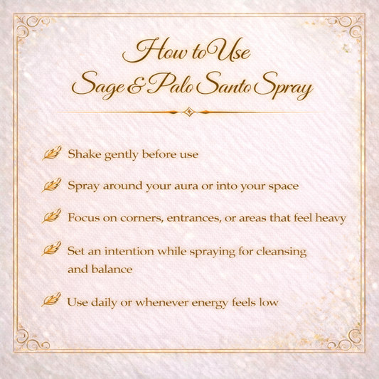 Sage & Palo Santo Spray