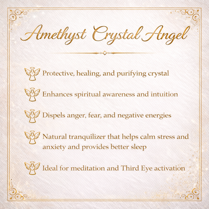 Amethyst Crystal Angel
