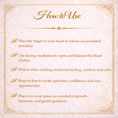 Green Aventurine Crystal Angel