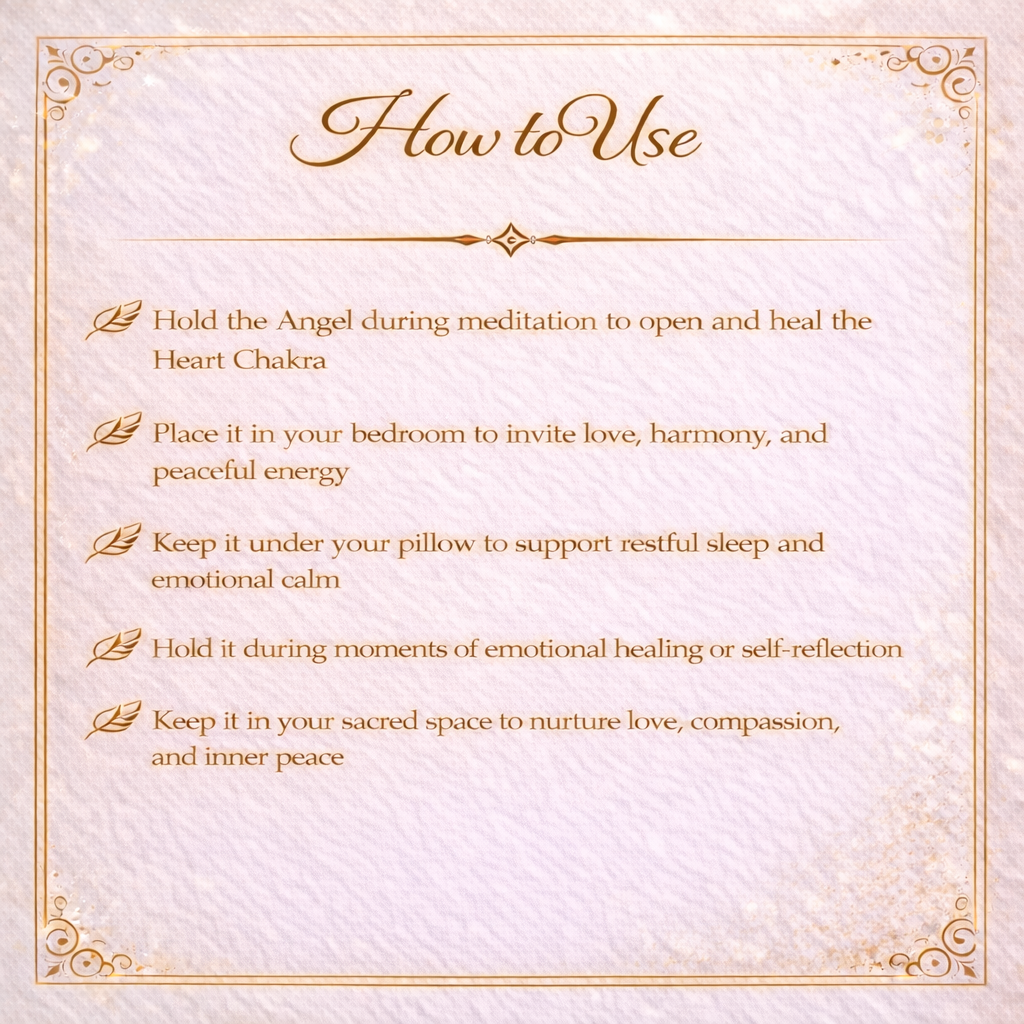 Rose Quartz Crystal Angel