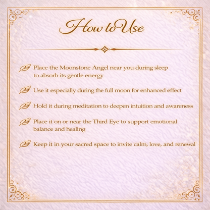 Moonstone Crystal Angel