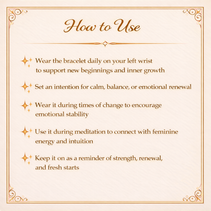 Moonstone Crystal Bracelet