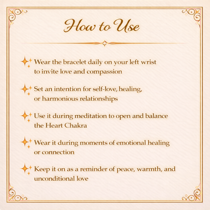 Rose Quartz Crystal Bracelet