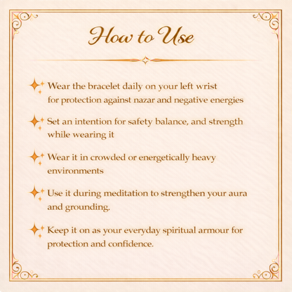 Nazar Protection Crystal Bracelet